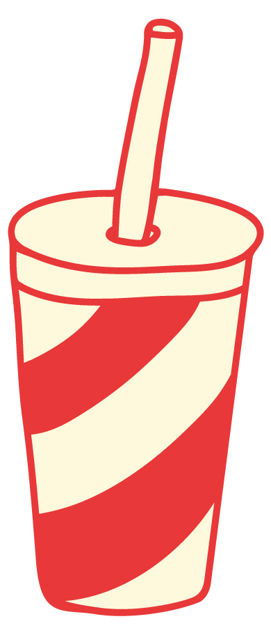 Ilustración de una soda